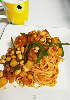 余ったミネストローネでリメイクパスタ-レシピのメイン写真