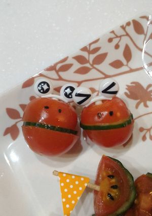 トマト　蛙　お弁当おかず　簡単-レシピのメイン写真