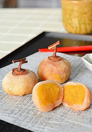 やわらかシナモン餅のさつま芋餡包み♪-レシピのメイン写真