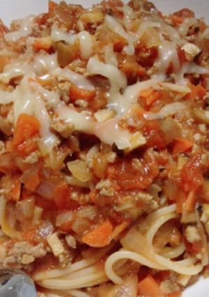 超簡単！！絶品！ミートソーススパゲティ♪-レシピのメイン写真