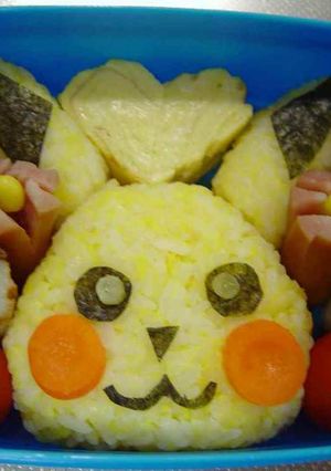 【キャラ弁】ピカチュウ弁当♪-レシピのメイン写真