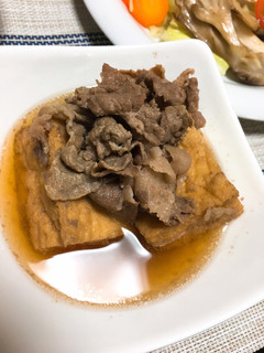 厚揚げで!簡単肉豆腐♪-レシピのメイン写真