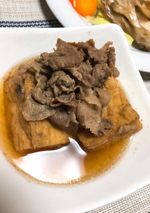 厚揚げで！簡単肉豆腐♪-レシピのメイン写真
