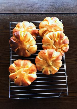 ホームベーカリーで南瓜あんパン-レシピのメイン写真