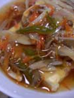 超手抜きあんかけ豆腐-レシピのメイン写真
