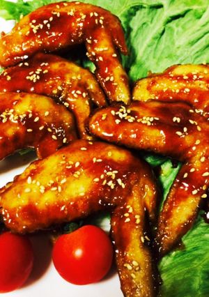 甘辛手羽先 グルメのタレ(焼肉のタレ可)-レシピのメイン写真