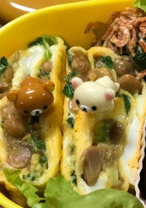 胡麻油香る☆納豆の卵焼き-レシピのメイン写真