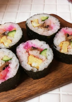 我が家の恵方巻♡-レシピのメイン写真