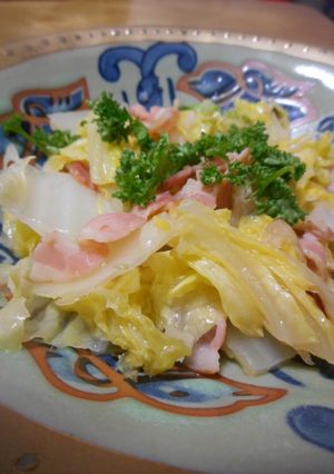 白菜とベーコンの蒸し煮-レシピのメイン写真