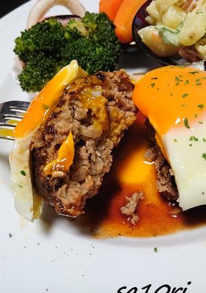 ジューシー柔らか基本のハンバーグ-レシピのメイン写真