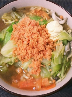 鮭のちゃんちゃん焼きラーメン-レシピのメイン写真