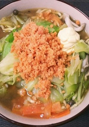 鮭のちゃんちゃん焼きラーメン-レシピのメイン写真