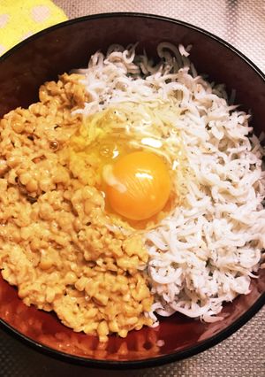 ズボラ飯★納豆しらす丼-レシピのメイン写真