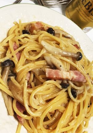 クリームチーズでクリームパスタ-レシピのメイン写真