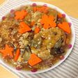 豆腐のふわふわ和風煮込みハンバーグ