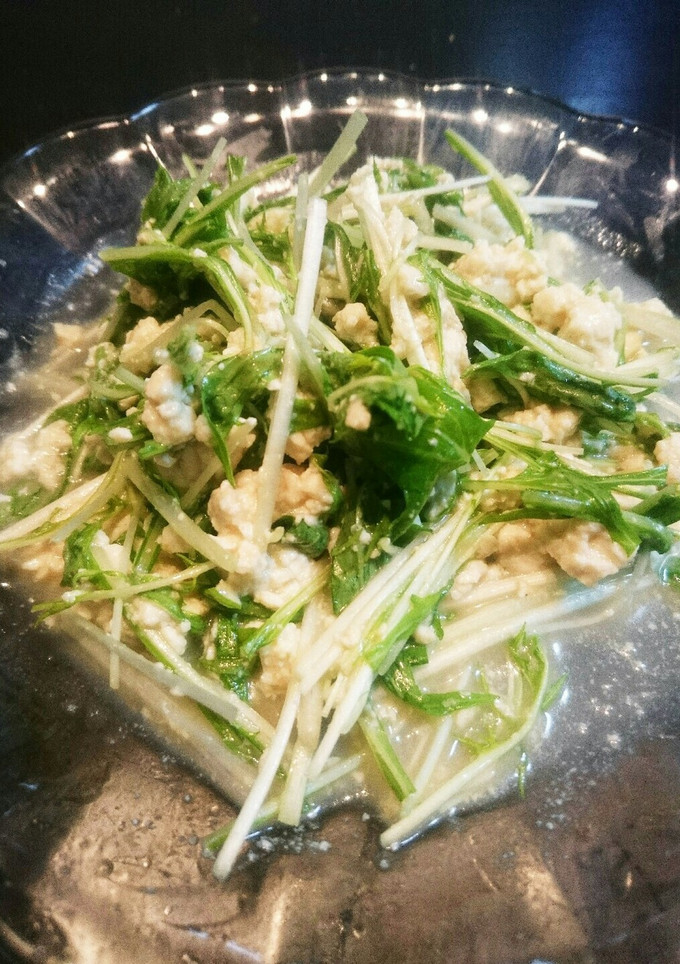 水菜と豆腐のごま和え-レシピのメイン写真