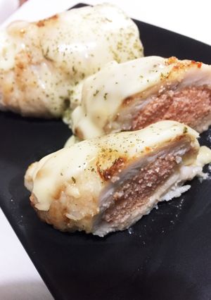 おつまみにも☆鶏胸肉の明太子挟みｯ♪-レシピのメイン写真