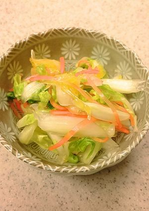 【あと一品！】白菜の酢もの-レシピのメイン写真
