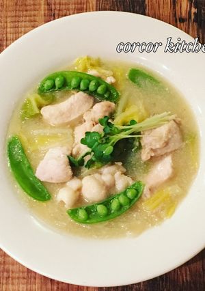 グルテンフリー鶏肉と白菜のクリーム煮-レシピのメイン写真
