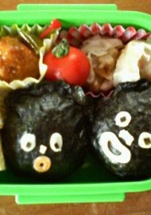 『ちびくろ・さんぼ』おにぎり（キャラ弁）-レシピのメイン写真