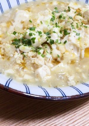 肉なしでも美味しい!塩麹麻婆豆腐!-レシピのメイン写真