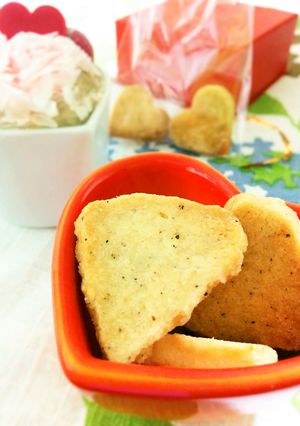バレンタインに♡塩レモンペッパークッキー-レシピのメイン写真