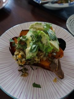 さつまいも☆野菜とレンズ豆のっけ盛り-レシピのメイン写真