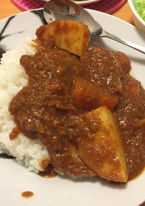 野菜の甘みたっぷり!無水カレー(備忘録)-レシピのメイン写真