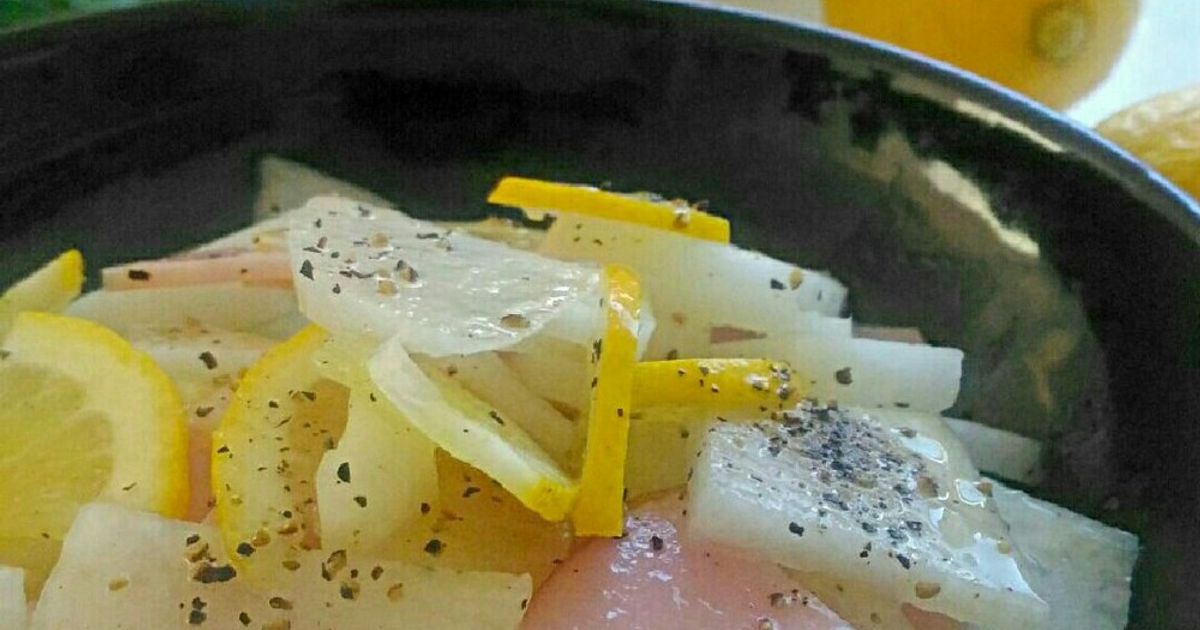 レタスとベーコンのレモン風味サラダ＊ by 赤い電話