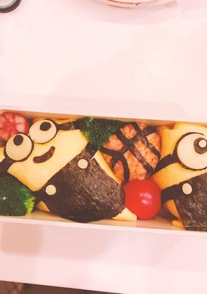 ミニオン キャラ弁-レシピのメイン写真