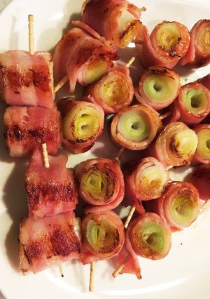 お弁当に♪超簡単♪白ネギのベーコン巻き-レシピのメイン写真