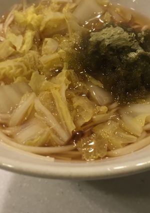 万能煎酒で出汁簡単！白菜うどん-レシピのメイン写真