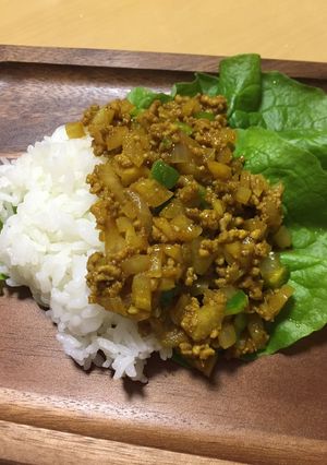 嫌いなセロリをこっぱみじんのドライカレー-レシピのメイン写真