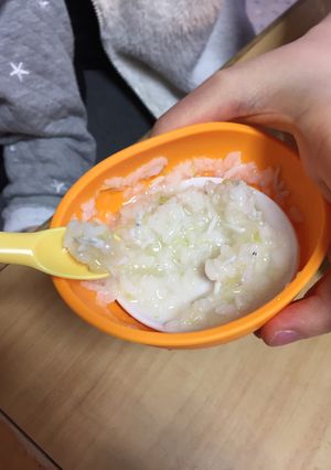 ばあちゃんの離乳食（ジャコのお粥）-レシピのメイン写真