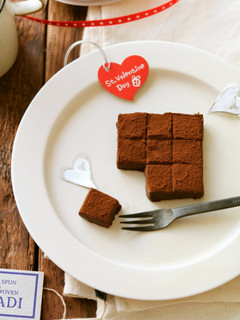 バレンタイン♡レンジで生チョコ-レシピのメイン写真