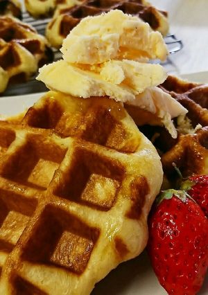 ベルギーワッフル-レシピのメイン写真