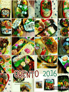 2016年お弁当たち-レシピのメイン写真