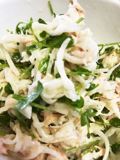 大根とツナと豆苗のサラダ-レシピのメイン写真