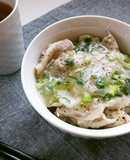 Easy♪ Hearty salted pork rice bowl♪