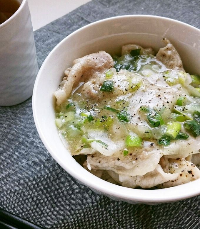 簡単♪がっつり塩だれ豚丼♪-レシピのメイン写真