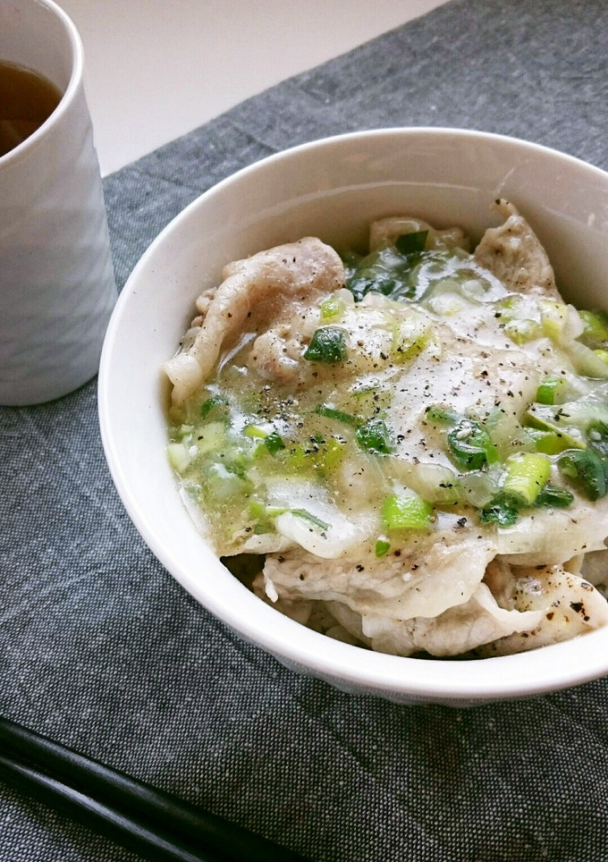 簡単♪がっつり塩だれ豚丼♪-レシピのメイン写真