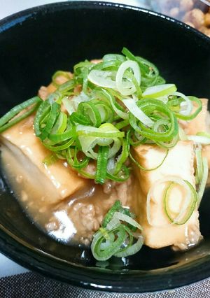 厚揚げ◎とろみ餡で身体ポカポカ♪-レシピのメイン写真