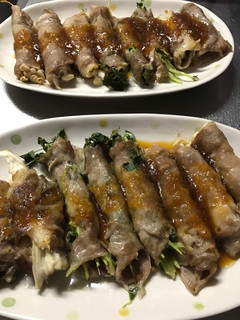 ヘルシオで簡単!野菜の肉巻きまき-レシピのメイン写真