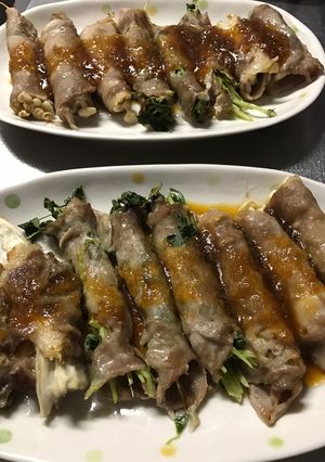 ヘルシオで簡単！野菜の肉巻きまき-レシピのメイン写真