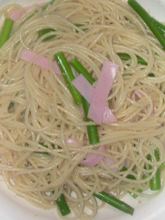 にんにくの芽のコンソメパスタ-レシピのメイン写真
