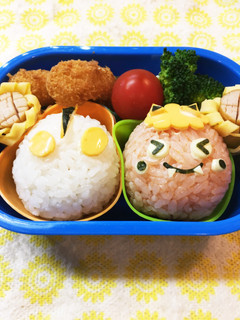 簡単*可愛い*ウルトラマンと鬼さん弁当-レシピのメイン写真