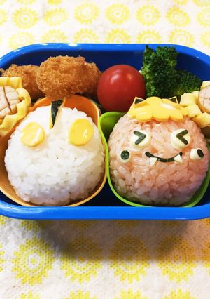 簡単＊可愛い＊ウルトラマンと鬼さん弁当-レシピのメイン写真