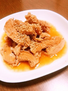 簡単おつまみ!!鶏ヤゲン軟骨の甘辛煮-レシピのメイン写真