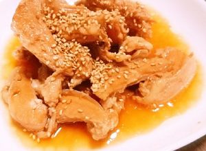 簡単おつまみ!!鶏ヤゲン軟骨の甘辛煮-レシピのメイン写真
