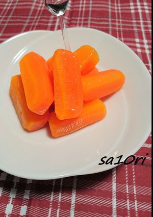 1食分！レンジでにんじんグラッセ-レシピのメイン写真
